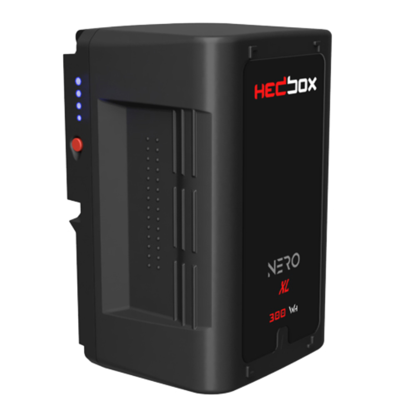 Hedbox NERO-XL Cine V Lock Mount ( High Dur Aluminium )300Wh 19A / 300W Max LoadUSB Output 5.1V / 2.